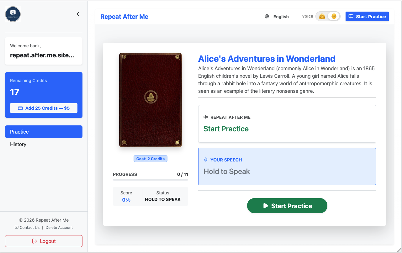 Desktop App Interface